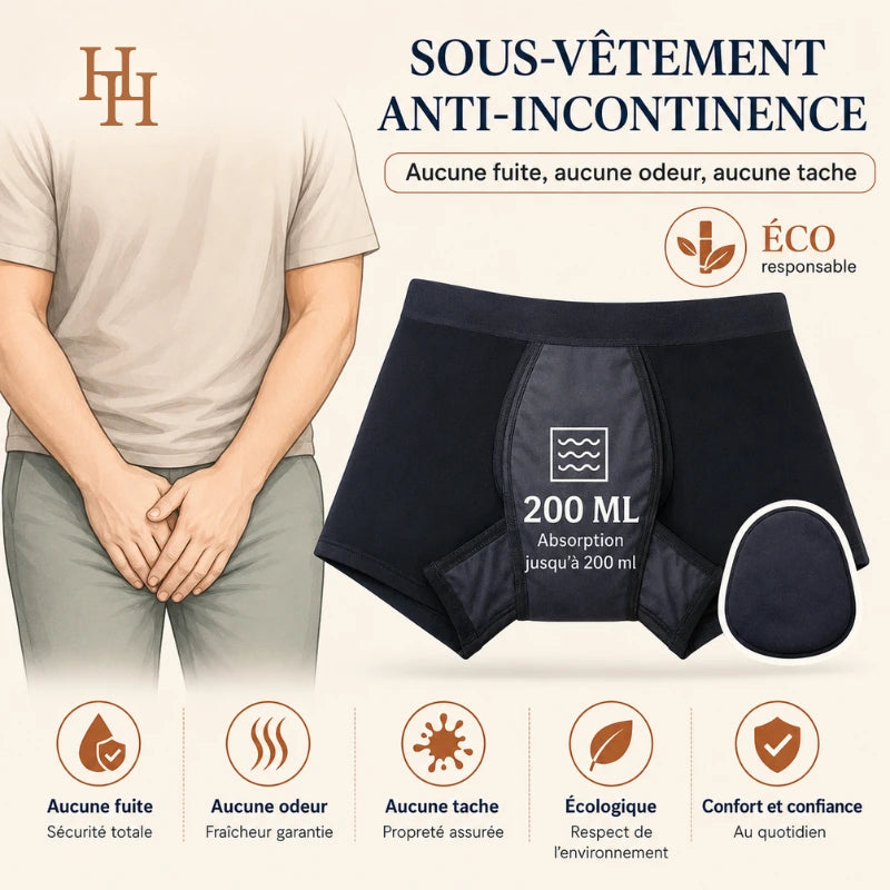 Le boxer anti fuites