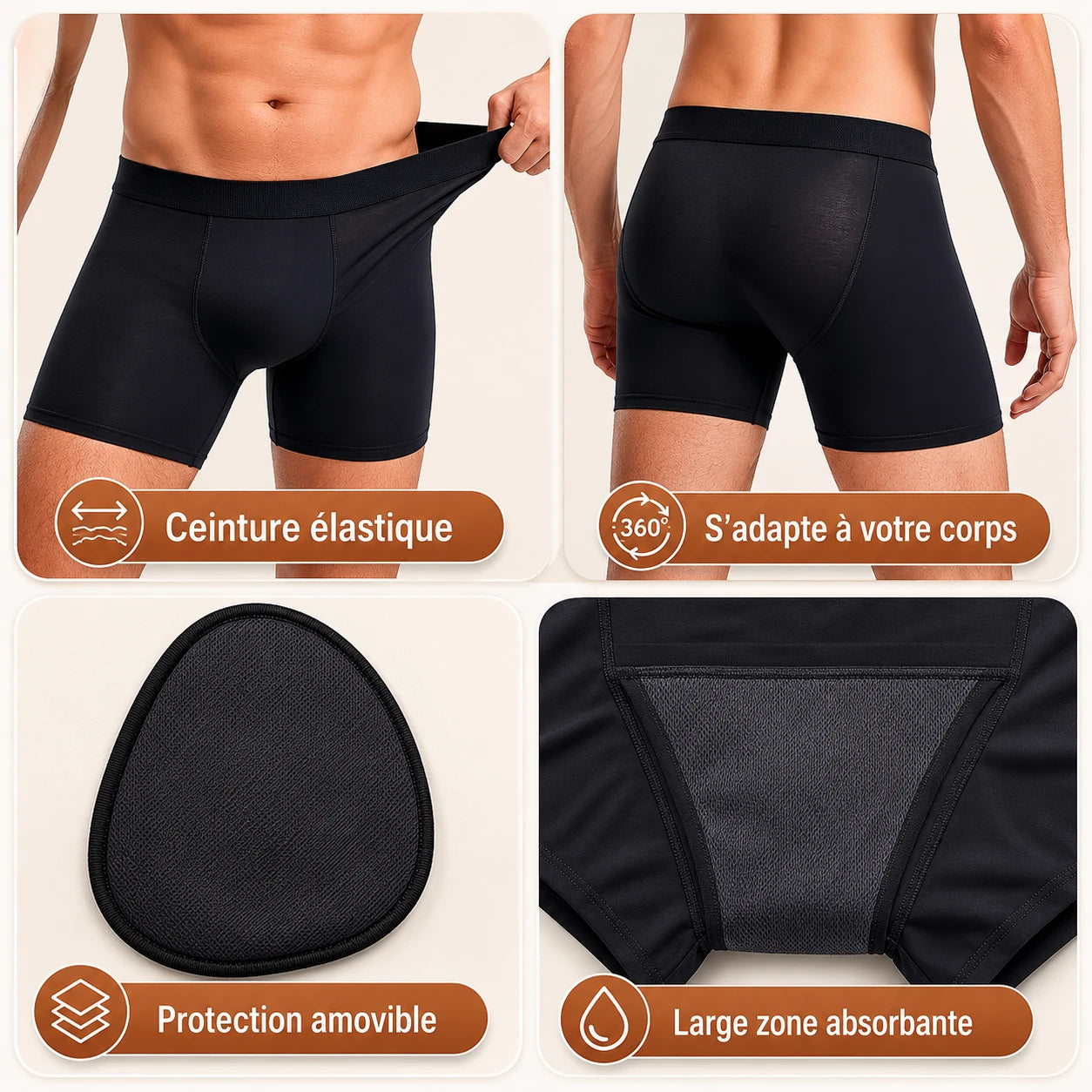Le boxer anti fuites